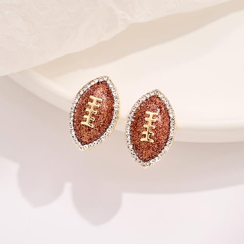 Football Earrings for Women - Hypoallergenic Game Day Jewelry