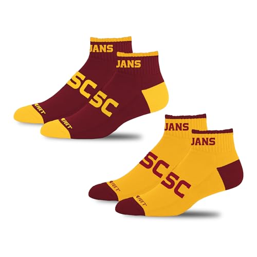 USC Trojans Kids Front and Center Low Quarter Socks - 2 Pack