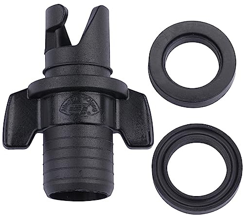 Halkey-Roberts Inflatable Boat Pump Valve Adapter - Black