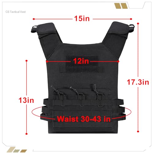 KUIEDIS Tactical Outdoor Vest - Adjustable Breathable Lightweight Paintball & Airsoft Gear