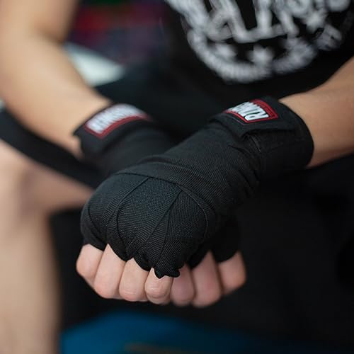 Ringside Mexican Style Boxing Hand Wraps 180" - 5 Pairs, White, Support & Protection