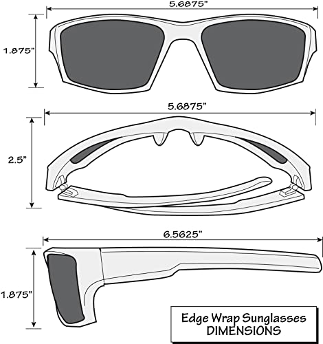 Polarized Edge Wrap Sunglasses - Florida Gators Team Color