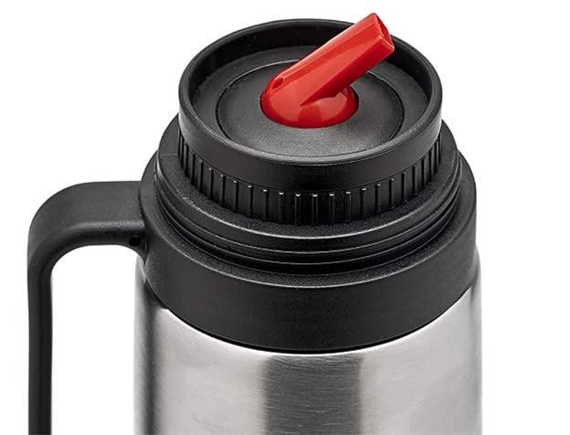 Argentus Thermos Stopper Replacement for Stanley Classic Wide Mouth Bottle Black-Red / 1.1QT