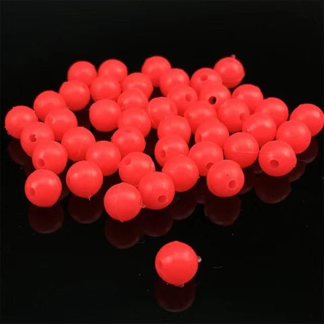 Fishing Bead Kit - 200pcs Red Lure Accessories for Enhanced Angling