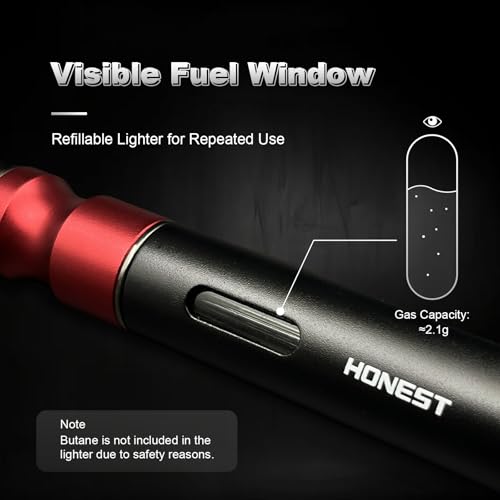 Tavlorionx 5-in-1 Windproof Torch Lighter Set with Adjustable Flame & Punch Tool