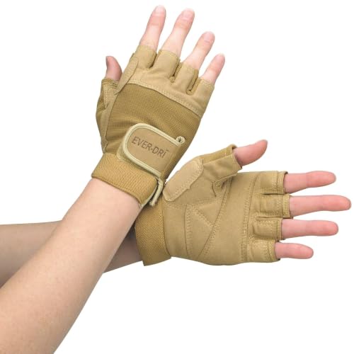 Color Guard Gloves - Ever-Dri Tan Medium with Odor-Blocking Tech