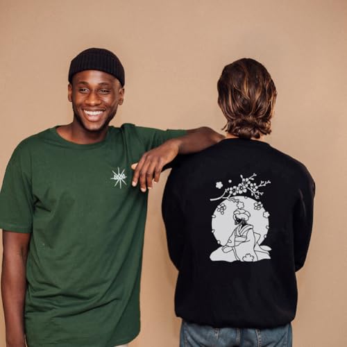 FINGERINSPIRE 6 PCS Geisha Swordsman Painting Stencil with 1 Pc Plastic Paint Brush 8.3x11.7inch Samurai Warrior Stencil Geisha Template Human Theme Template for Painting on Wall Wood Furniture