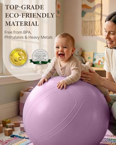 Pregnancy Ball for Daily Comfort & Labor - Lavender, L (23-26IN)