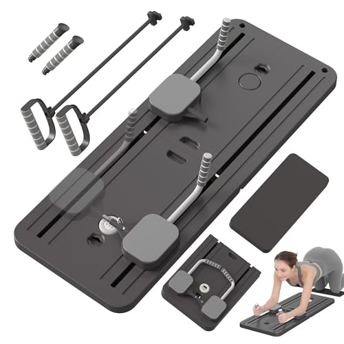 Multifunctional Pilates Board - Ab Trainer with Resistance Bands