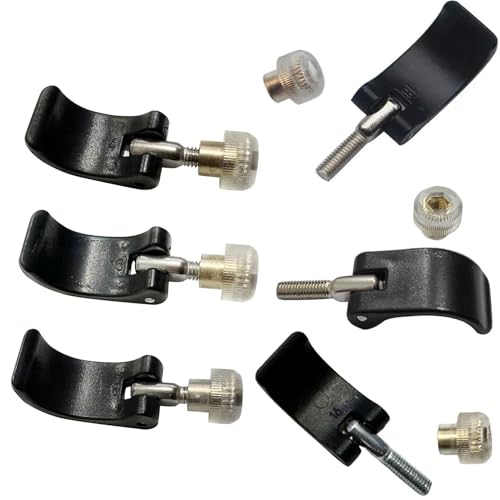 6 Pack Hiking Pole Clamp Replacement Flip Lock Fasteners