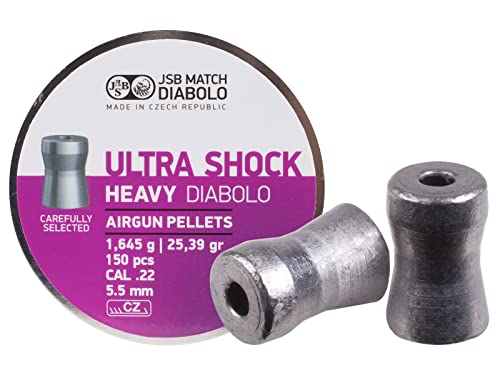 .22 Cal Ultra Shock Hollowpoint Pellets - 150 Count
