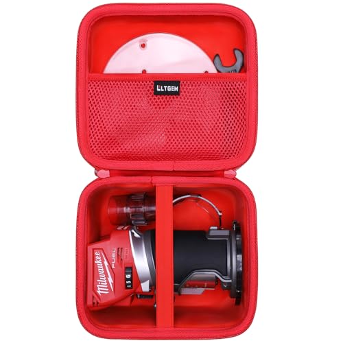 LTGEM Case Compatible with Milwaukee's 2723-20 Cordless Compact Router, Case Only