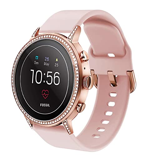Floral Replacement Band for Fossil Gen 5E Smart Watch - Pink