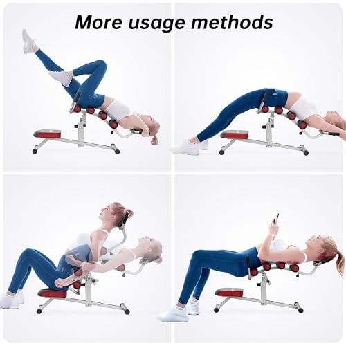 Inversion Table for Back Pain Relief - 350lbs Capacity - Gray & Black