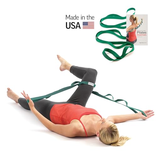 Stretch Out Strap with Pilates Essentials Book - 6' Long