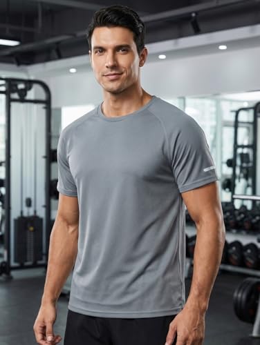 Men's Quick Dry Sports T-Shirt for Running - Small / Z Grey
