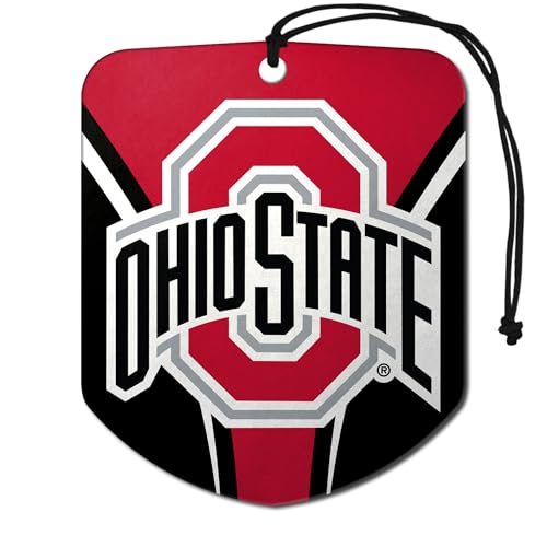 Ohio State Buckeyes Air Freshener - 2 Pack, Black Ice Scent