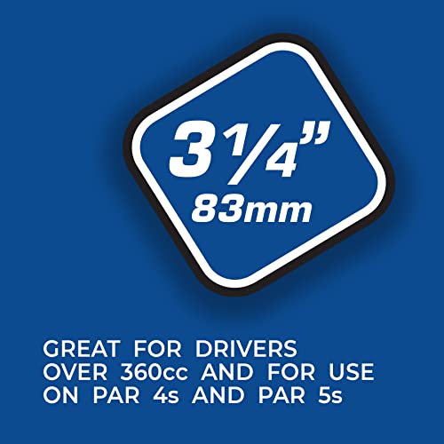 Deluxe 3-1/4 Inch Golf Tees - 400 Count Solid Hardwood