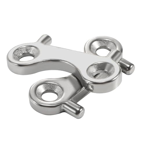 316 Stainless Steel Marine Fuel Cap Key - 2 Pack for Boats and Yachts