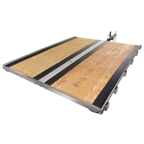 Heavy-Duty Snowmobile Trailer Ski Guides - 8 Pack, 7'10" Length