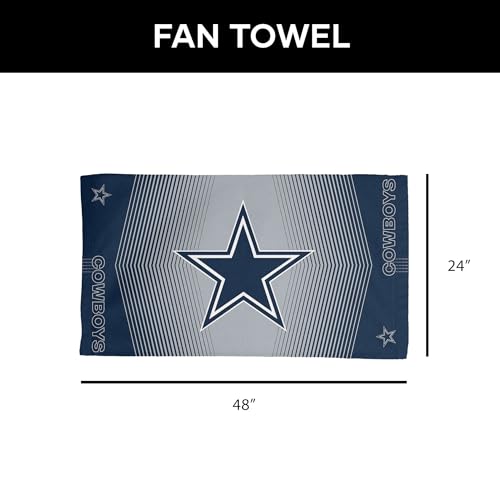 Dallas Cowboys Microfiber Sports Towel - 24" x 42" - Hussle