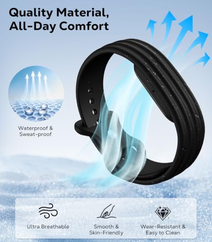 Astorgos Replacement Sport Band for Fitbit Air – Black