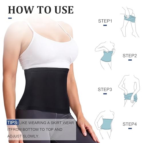 Waist Trimmer for Women - Sweat Sauna Belt Band - Small-Medium