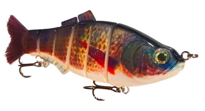 8" Multi-Jointed Swimbait Sinking Fishing Lure - Tilapia