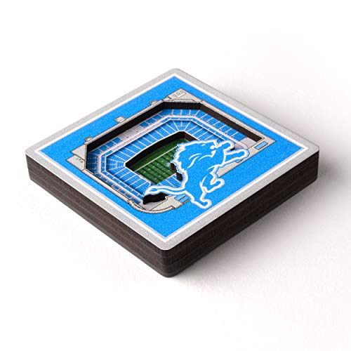 Detroit Lions 3D StadiumView Magnet - Officially Licensed Fan Gift