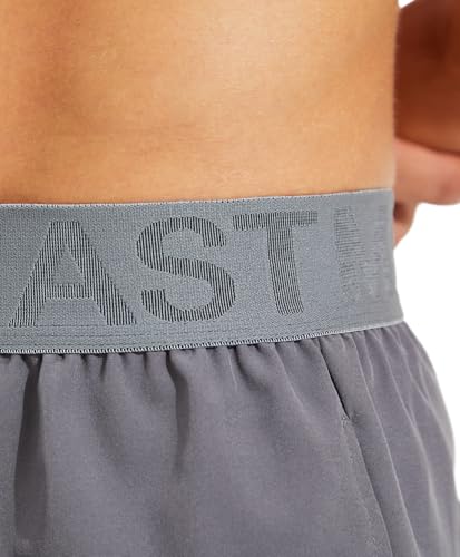 Men's 5 Inch Gym Workout Shorts - Quick Dry Athletic Training Shorts with Pockets - X-Large Grey