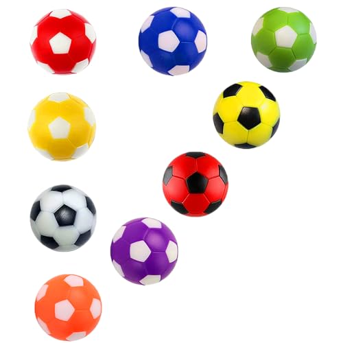 Foosball Table Balls - 36mm Replacement Balls, 9 Pack - Colorful