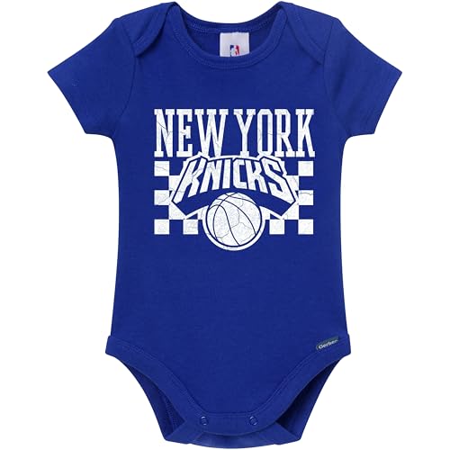 NBA Baby Bodysuits - New York Knicks 2-Pack Short Sleeve 0-3 Months