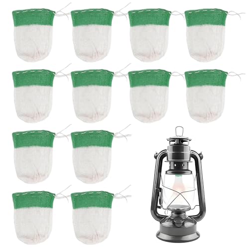High-Quality Lantern Mantles for Gas Lamps - 12 Pack