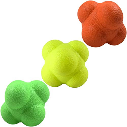 Reaction Ball for Hand-Eye Coordination Training - Pack of 3