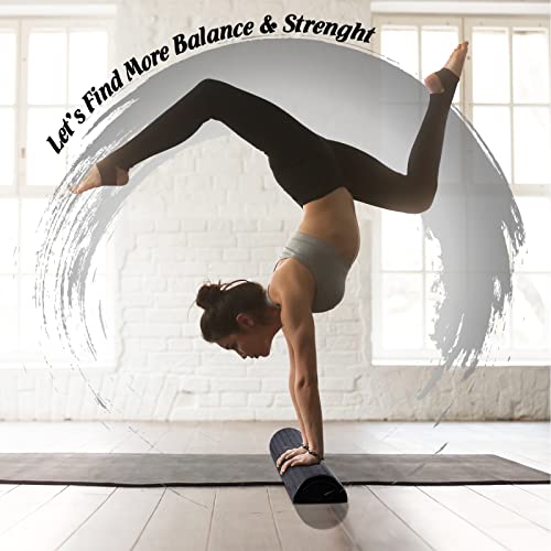 High-Density EPP Half Round Foam Roller - 18 Inch for Yoga & Pilates
