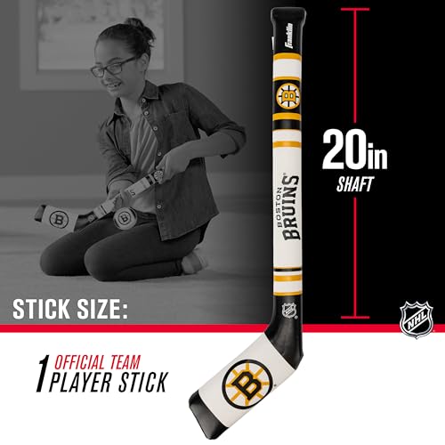 Boston Bruins Mini Soft Hockey Stick Set - Foam Stick & Ball