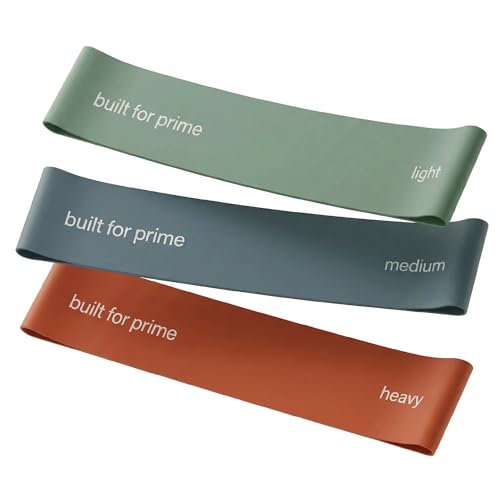 Mini Resistance Bands Set of 3 - Non-Slip Exercise Bands for Strength Training, Therapy & Activation - Mojave, Stone, Mesa