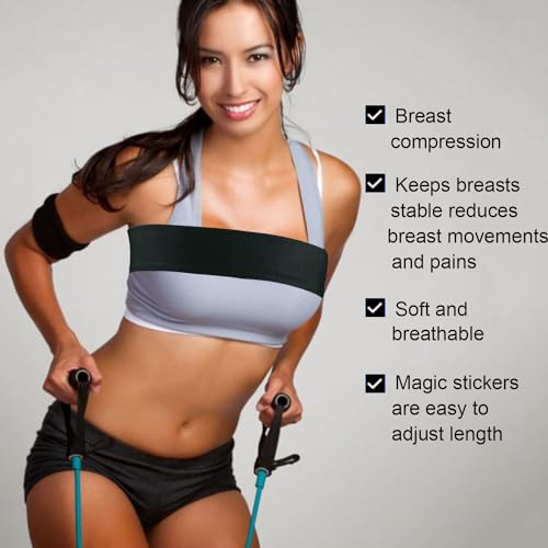 High-Impact Adjustable Sports Bra Strap - Medium Black