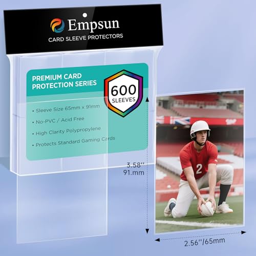 600 Clear Penny Card Sleeves for Trading & Sports Cards
