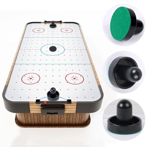 Air Hockey Pushers and Pucks Set - 2 Pushers & 4 Pucks (60mm)