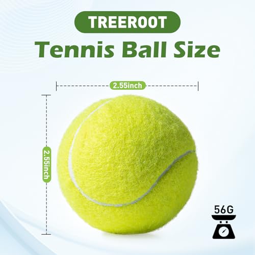 40 Pack Tennis Balls Bulk with Mesh Bag - Durable, High Bounce, Suitable for Dogs & Training