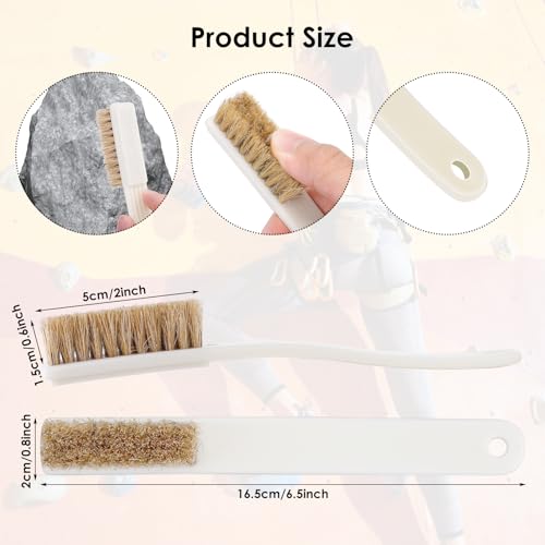 Bouldering Brush with Boar's Hair Bristles and Long Handle