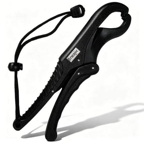 Floating Fishing Lip Gripper Tool with Lanyard - 9.5 Inch