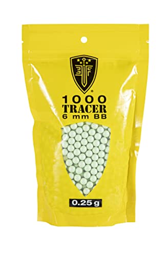 Tracer BBs - Glow-in-the-Dark 0.25g Airsoft Ammo, 1000 Count