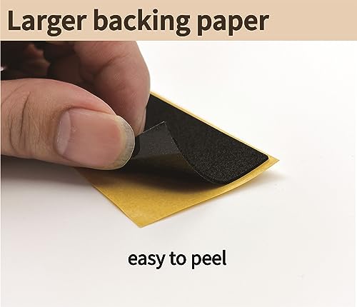Fingerboard Foam Grip Tape - 12pcs Black, 40mm Width