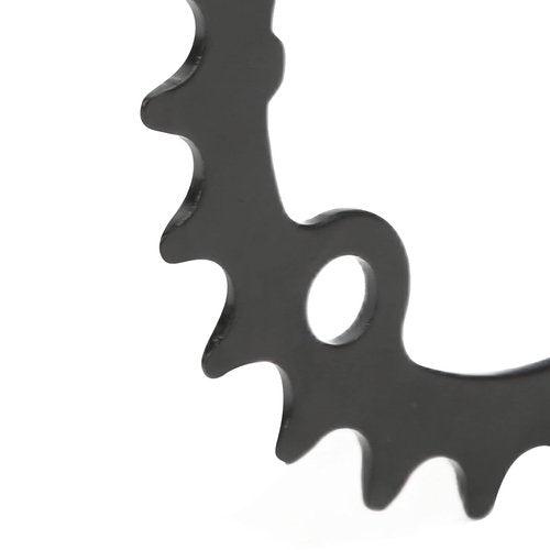 Beufee 2Pcs 22 Tooth Bicycle Chainring, 64mm 8 9 10 Speed 104 BCD Crank Carbon Steel Chainring Replacement with 4 Pieces Sprocket Bolts for Road Mountain Bikes