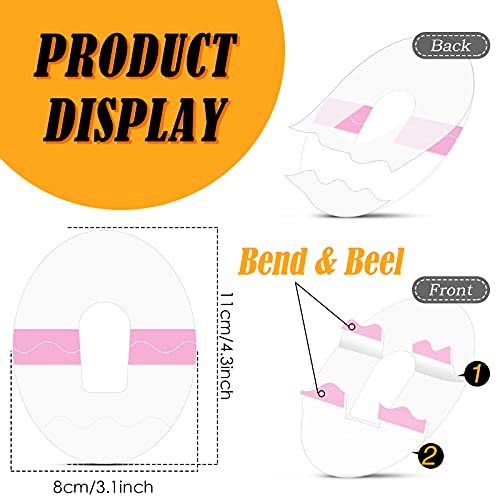 100 Waterproof Adhesive Patches for Continuous Glucose Monitor - Pink