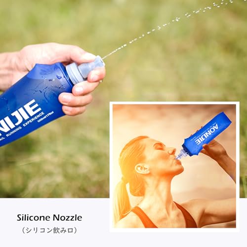 Collapsible TPU Water Bottle - BPA-Free Flask 250ml for Sports
