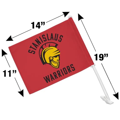 California State University Stanislaus Car Flag - Multi