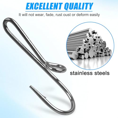 VATEICO Mix Color 10pcs Fishing Hook Hat Pins - Gold & Black Hat Decoration Clips